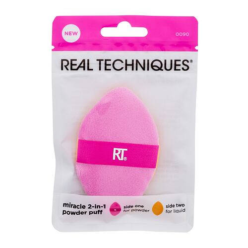 Aplikator za ličenje Real Techniques Miracle 2-In-1 Powder Puff 1 kos