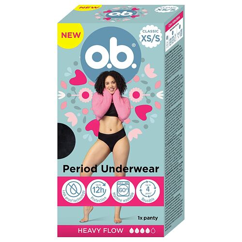 Menstrualne hlačke o.b. Period Underwear XS/S 1 kos