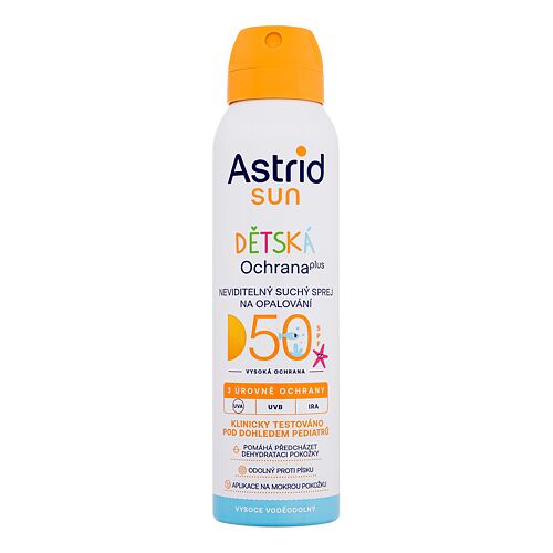 Zaščita pred soncem za telo Astrid Sun Kids Dry Spray SPF50 150 ml