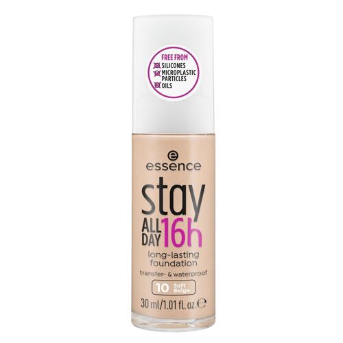 Puder Essence Stay All Day 16h 30 ml 10 Soft Beige