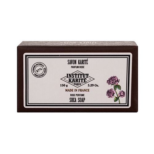 Trdo milo Institut Karité Shea Soap Rose 150 g