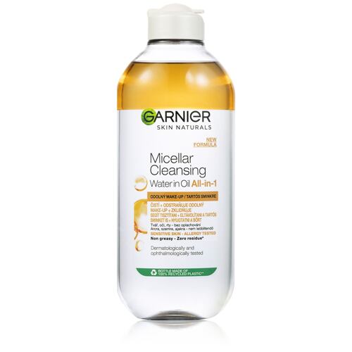 Micelarna vodica Garnier Skin Naturals Two-Phase Micellar Water All In One 400 ml