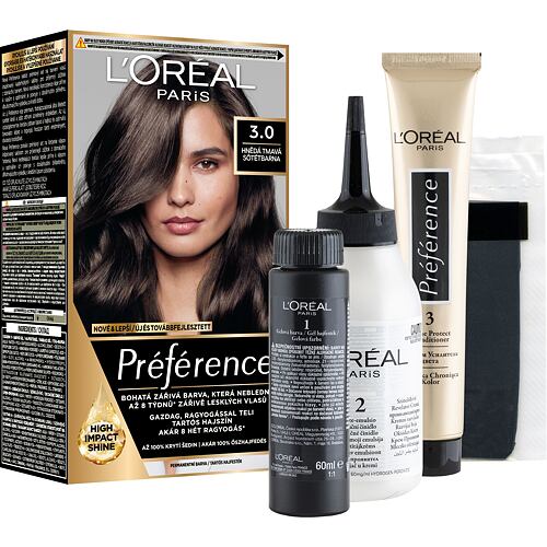 Barva za lase L'Oréal Paris Préférence 60 ml 3.0