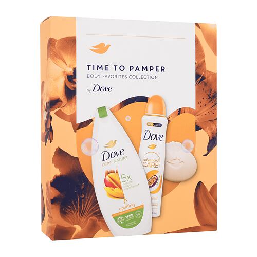 Gel za prhanje Dove Time To Pamper Body Favorites Collection 225 ml Seti