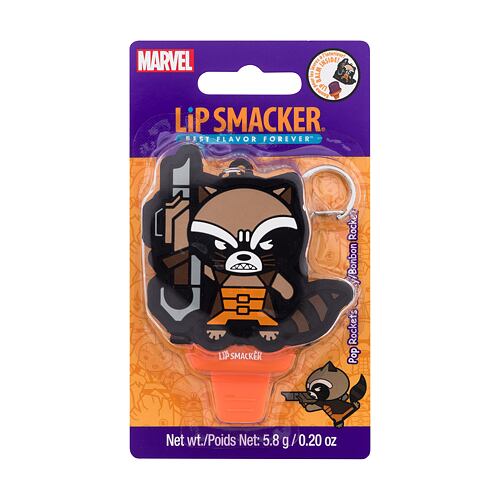 Balzam za ustnice Lip Smacker Marvel Guardians of the Galaxy Rocket Keychain Lip Balm Pop Rockets Candy 5,8 g