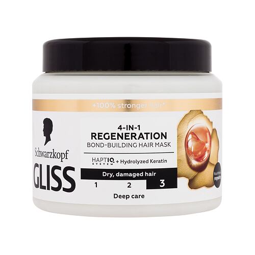 Maska za lase Schwarzkopf Gliss Regeneration 4-in-1 Hair Mask 400 ml