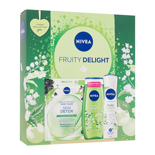 Gel za prhanje Nivea Fruity Delight 250 ml Seti