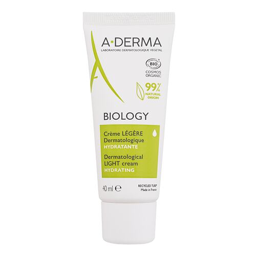 Dnevna krema za obraz A-Derma Biology Dermatological Light Cream 40 ml