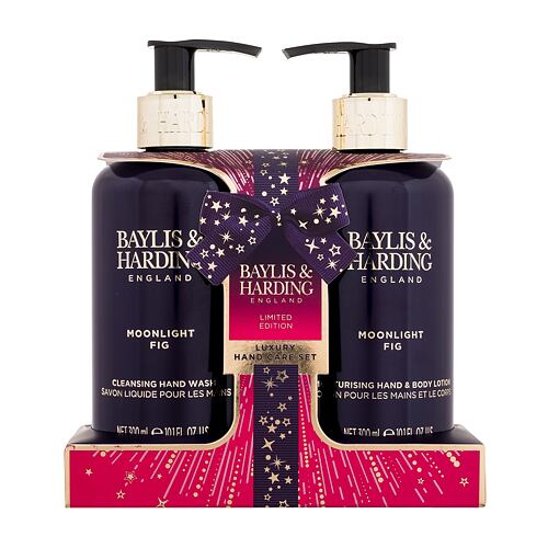 Tekoče milo Baylis & Harding Moonlight Fig Luxury Hand Care Set 300 ml Seti