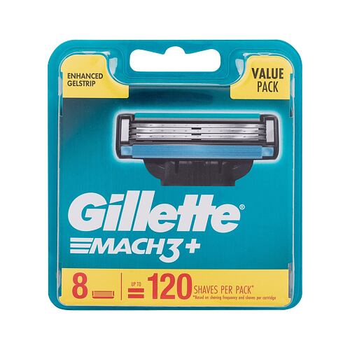 Nadomestne britvice Gillette Mach3+ 8 kos