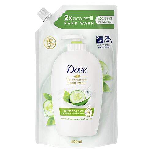 Tekoče milo Dove Refreshing Cucumber & Green Tea polnilo 500 ml