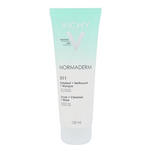 Piling Vichy Normaderm 3in1 Scrub + Cleanser + Mask 125 ml