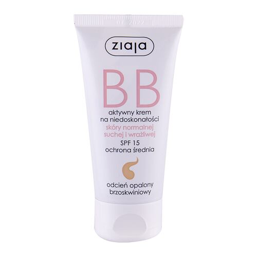 BB krema Ziaja BB Cream Normal and Dry Skin SPF15 50 ml Dark