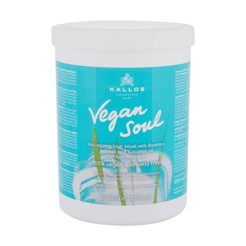 Maska za lase Kallos Cosmetics Vegan Soul Volumizing 1000 ml