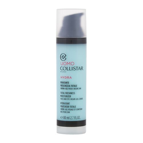 Dnevna krema za obraz Collistar Uomo Total Freshness Moisturizer Face and Eye Cream-Gel 80 ml